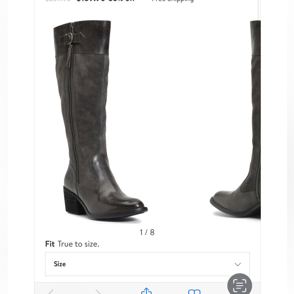 Born boots - 7.5 - weatherproof